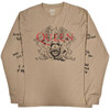 Queen 'Handwritten' (Sand) Long Sleeve Shirt