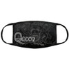 Queen 'Retro Logo & Crest' (Black) Face Mask
