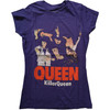 Queen 'Killer Queen' (Purple) Womens Fitted T-Shirt