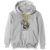 Green Day 'Longview Doodle' (Grey) Pull Over Hoodie
