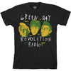 Green Day 'Scribble Mask' (Black) T-Shirt