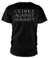 Sacred Reich 'Crimes Against Humanity' (Black) T-Shirt Back