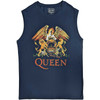 Queen 'Classic Crest' (Navy) Tank Vest