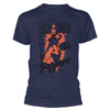 Red Hot Chili Peppers 'In The Flesh' (Navy) T-Shirt