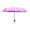 The Beatles 'Drop T Logo' (Pink) Umbrella SIDE