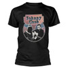 Johnny Cash 'Walking Guitar & Front On' (Black) T-Shirt