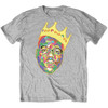 The Notorious B.I.G. 'Crown' (Grey) Kids T-Shirt