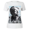 Tupac 'LA Skyline' (White) Womens Fitted T-Shirt