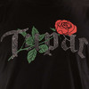 Tupac 'Rose Logo Diamante' (Black) T-Shirt