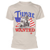 Tupac 'Most Wanted' (Sand) T-Shirt