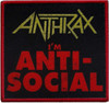 Anthrax 'Anti-Social' (Iron On) Patch