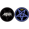 Anthrax 'Pentathrax' Turntable Slipmat Set