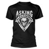Asking Alexandria 'Skull Shield' (Packaged Black) T-Shirt
