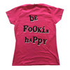 Yungblud 'Raver Smile' (Pink) Womens Fitted T-Shirt Back