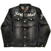 Yungblud 'Be Fookin Happy' (Black) Denim Jacket Front