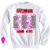 Yungblud 'Tour' (White) Sweatshirt Back