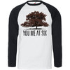 You Me At Six 'Tree' (2 Tone) Long Sleeve Raglan Shirt