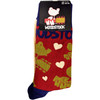 Woodstock 'Birds & Hearts' (Multicolour) Socks 3