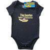 The Beatles 'Yellow Submarine Logo & Sub' (Black) Baby Grow