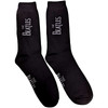 The Beatles 'Drop T Logo Vertical' (Black) Womens Socks (One Size = UK 4-7)