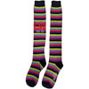 The Beatles 'Love Me Do' (Multicolour) Womens Knee High Socks (One Size = UK 4-7) SIDE