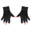 Slayer 'Scratched Logo' Fingerless Gloves