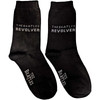 The Beatles 'Revolver' (Black) Socks (One Size = UK 7-11)