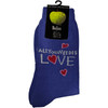The Beatles 'All you need is love' (Blue) Socks (One Size = UK 7-11)
