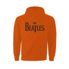 The Beatles 'Drop T Logo BP' (Orange) Zip Up Hoodie