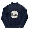 The Beatles 'Drum Logo' (Blue) Denim Jacket BACK