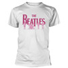 The Beatles 'Band Silhouettes' (White) Hi-Build T-Shirt