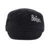 The Beatles 'Drop T Logo' (Black) Military Hat FRONT