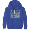 The Beatles 'Get Back Gradient' (Blue) Pull Over Hoodie