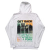 The Beatles '3 Savile Row' (White) Pull Over Hoodie BACK