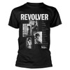 The Beatles 'Revolver Tracklist' (Black) T-Shirt