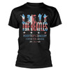 The Beatles 'Rooftop Flag' (Black) T-Shirt