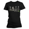 The Beatles 'Rooftop' (Black) Womens Fitted T-Shirt