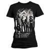 The Beatles 'Tittenhurst Lamppost Foiled' (Black) Womens Fitted T-Shirt