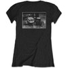 The Beatles 'Washington Coliseum' (Black) Womens Fitted T-Shirt BACK