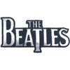 The Beatles 'Silver Drop T Logo' (Iron On) Patch