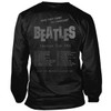 The Beatles 'Hard Days Night Eco' (Black) Long Sleeve Shirt BACK