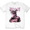 Billie Eilish 'Purple Illustration Eco' (White) T-Shirt