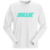 Billie Eilish 'Racer Logo' (White) Long Sleeve Shirt