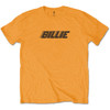 Billie Eilish 'Racer Logo & Blohsh' (Orange) Kids T-Shirt