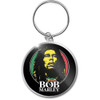 Bob Marley 'Logo Face' (Photo Print) Keyring