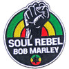Bob Marley 'Soul Rebel' (Iron On) Patch