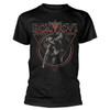 Bon Jovi 'Triangle Overlap' (Black) T-Shirt