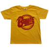 David Bowie 'Diamond Dogs Logo' (Yellow) Kids T-Shirt