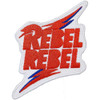 David Bowie 'Rebel Rebel' (Iron On) Patch