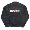 David Bowie 'Flash Logo' (Blue) Denim Jacket BACK